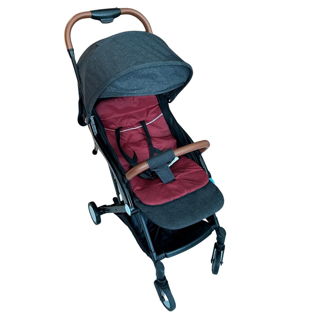Secondful | MOON Ritzi Light Weight Travel Cabin Stroller - Black /Red ...