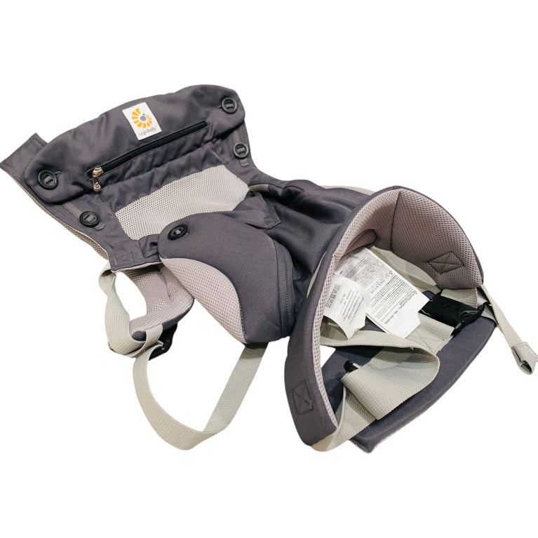 Ergobaby-360-Ergonomic-Baby-Chest-Harness-Carrier-Black/Grey-1-2