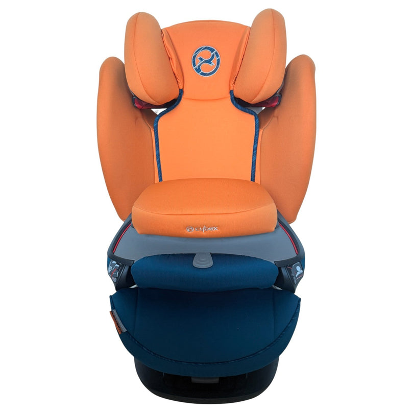 Cybex-Pallas-S-Fix-2-in-1-Child-Car-Seat-Tropical-Blue-/-Orange-1-2