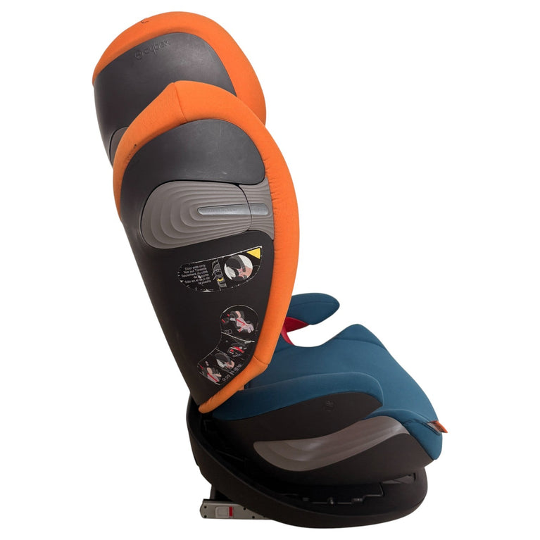 Cybex-Pallas-S-Fix-2-in-1-Child-Car-Seat-Tropical-Blue-/-Orange-1-3
