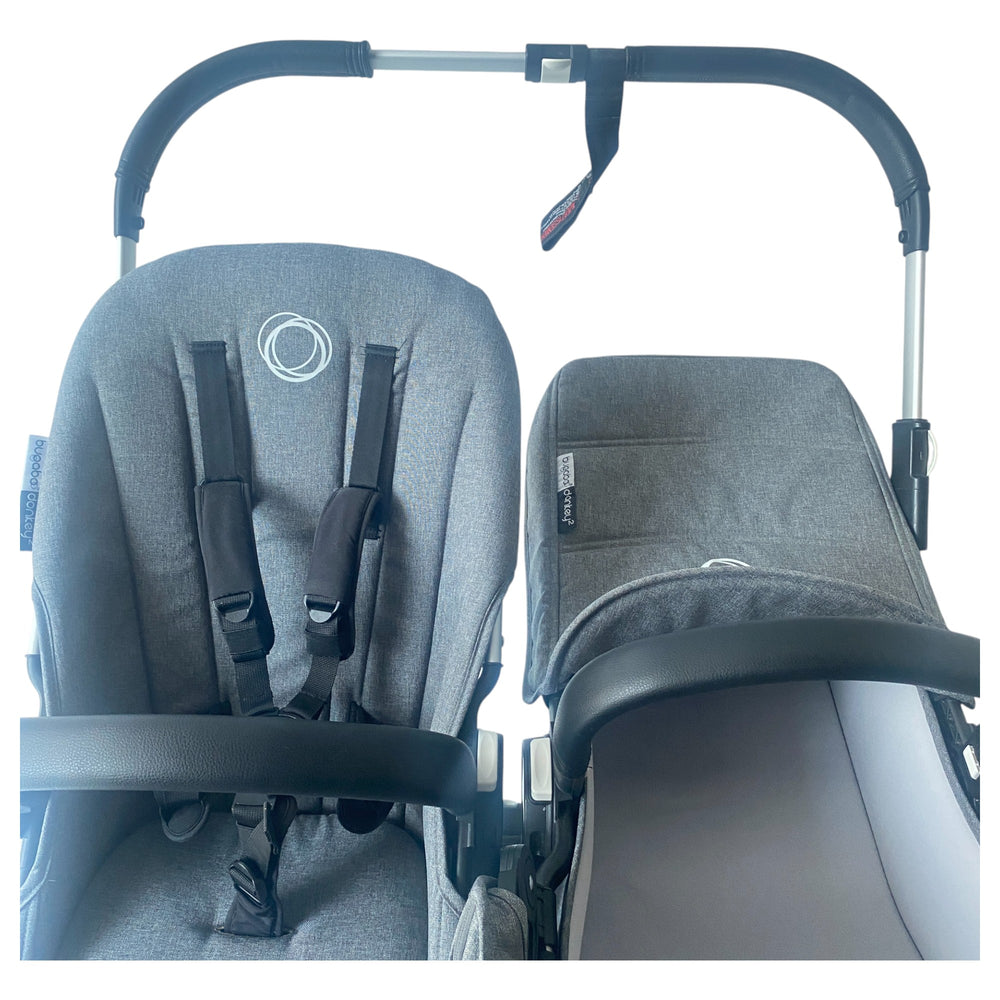 used bugaboo donkey 2 Bugaboo Donkey 2 Duo Bundle - Grey Melange | Shop used Strollers in UAE