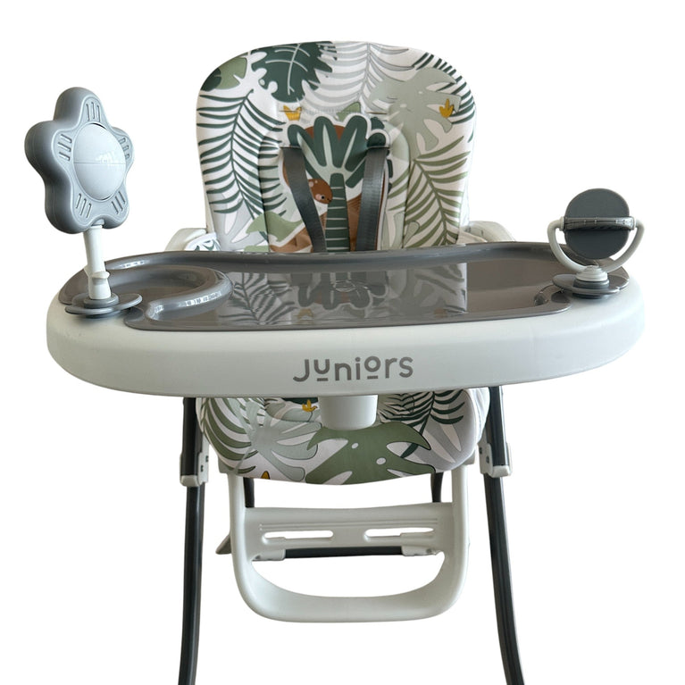 Juniors Violet Highchair with Toys and Removable Tray