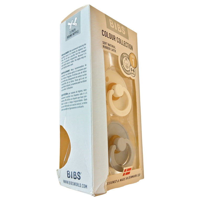 BIBS Colour Soother BPA Free Dummy Pacifier - Pack of 2