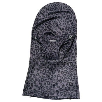 BabyBjörn-Extra-Fabric-Seat-for-Bouncer-Black-Cheetah-Dotted-1-1