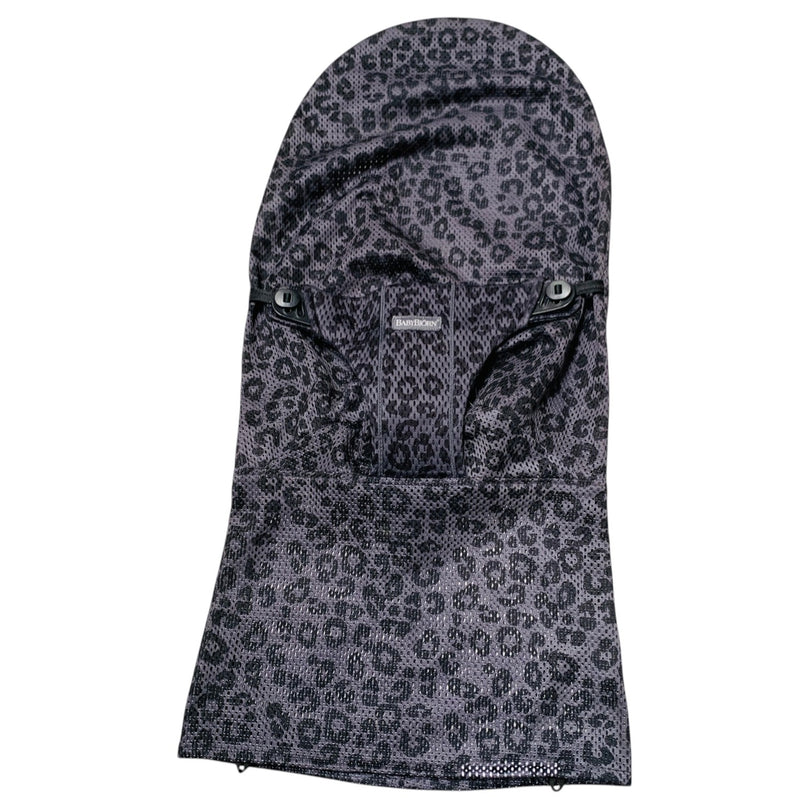 BabyBjörn-Extra-Fabric-Seat-for-Bouncer-Black-Cheetah-Dotted-1-1