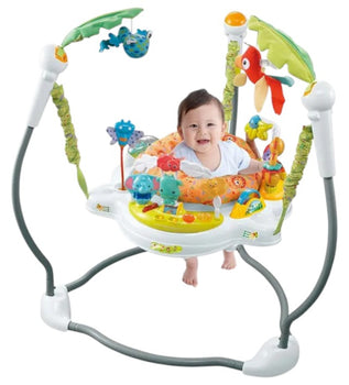 Little Learners Jungle Jumper With Lights & Music - Multicolor