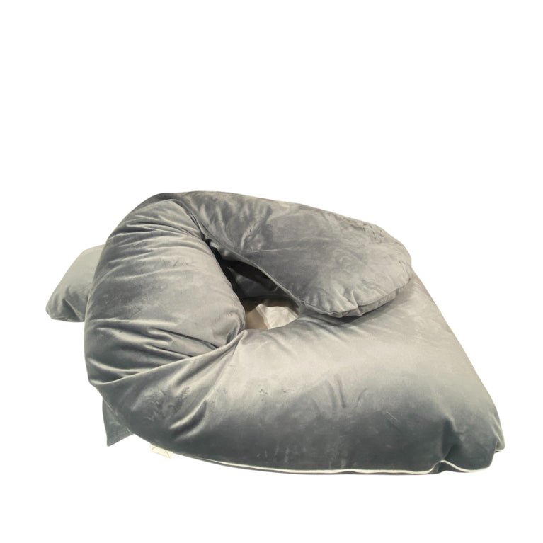 Momcozy Pregnancy Pillows for Sleeping, U Shaped - Grey