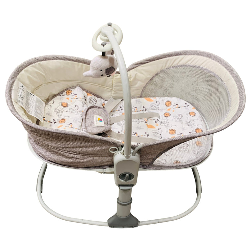 Mastela-Baby-Bassinet-And-Rocker-Grey-1-2