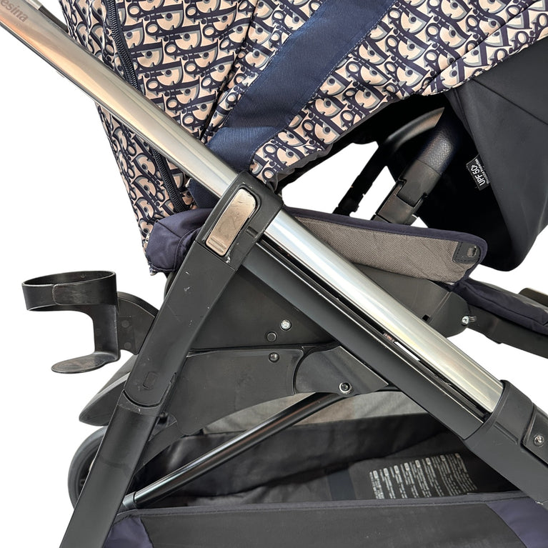 Christian Dior Bassinet and Stroller Combo-Blue