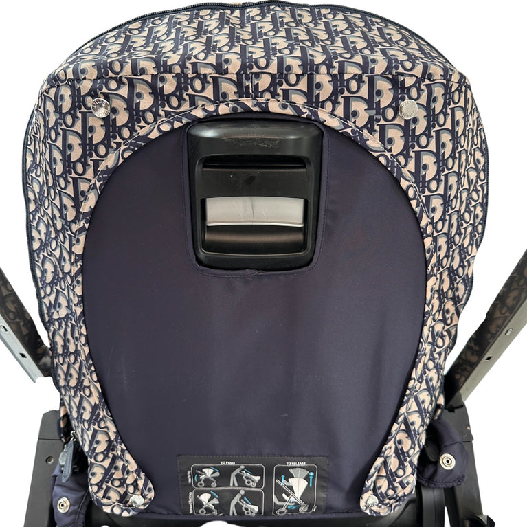 Christian Dior Bassinet and Stroller Combo-Blue