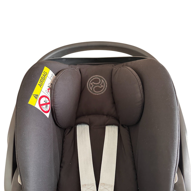 Cybex Cloud T i-Size Infant Car Seat - Sepia Black with Base T