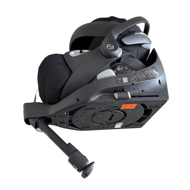 Cybex Cloud T i-Size Infant Car Seat - Sepia Black with Base T