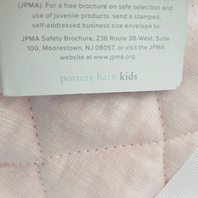 Pottery-Barn-Kids-Baby-Crib-Bumper-Pink-3-4