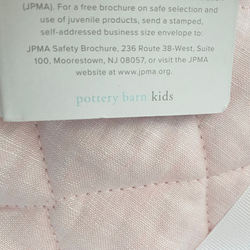 Pottery-Barn-Kids-Baby-Crib-Bumper-Pink-3-4