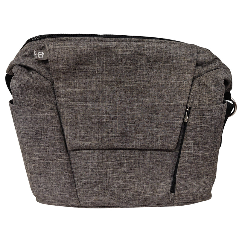 diaper bag stokke Stokke Changing Bag-Black Melange | Shop used Diaper Bags in UAE