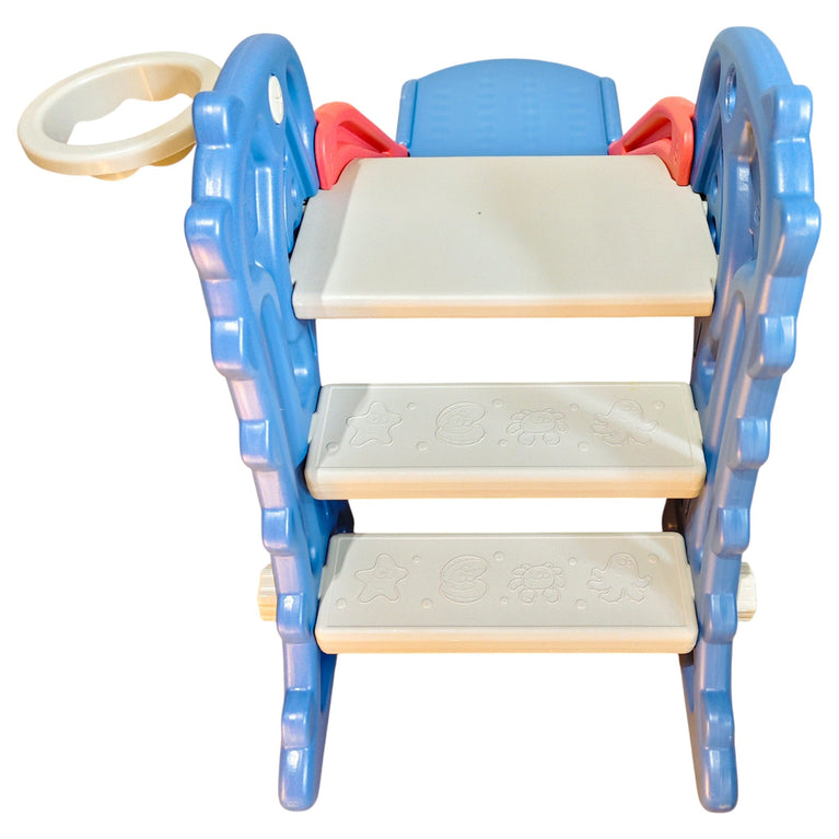 Children's Slide and Basketball Hoop 2 in 1 Slide