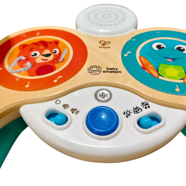 Hape Baby Einstein Together in Tune Drums Magic Touch Drum Set, Wireless Musical Toy