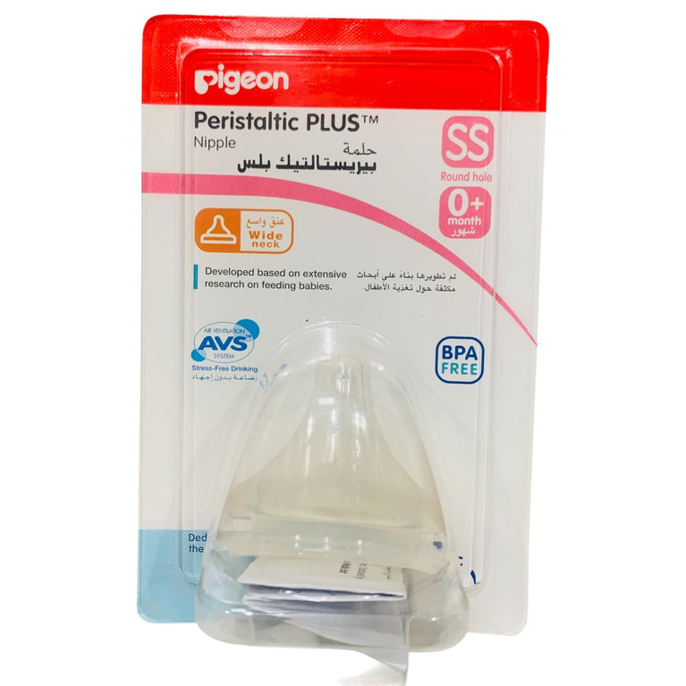 Pigeon-Softouch-Peristaltic-Plus-Wide-Neck-Nipple-(SS)-2-3