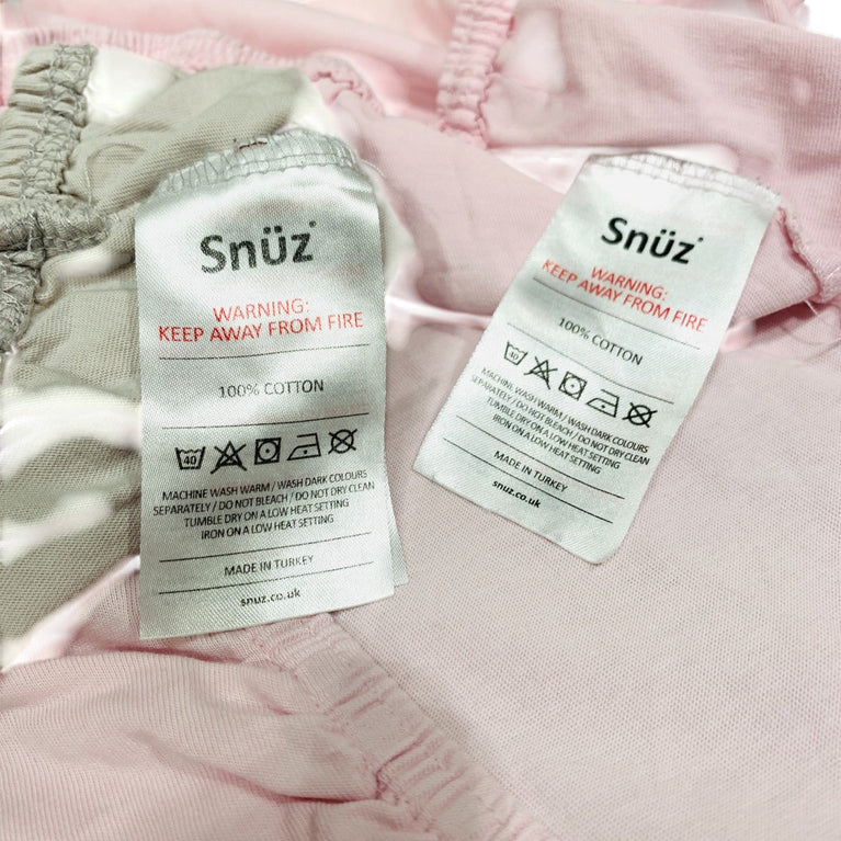 Snuz-Fitted-Sheets-Pack-of-2-Grey-&-Pink-1-3
