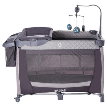 Jikel Hub Playpen - Charcoal