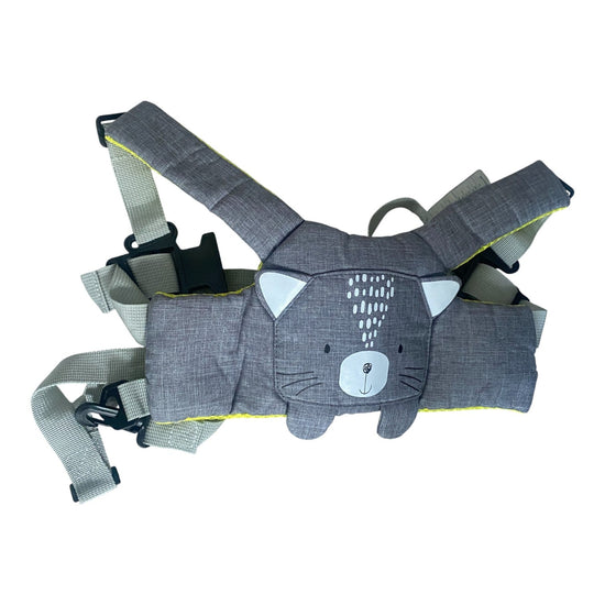 Kikkaboo-Toddler-Safety-Harness-Leash-Grey-Cat-1-1