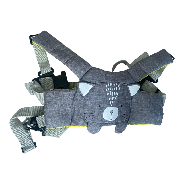 Kikkaboo-Toddler-Safety-Harness-Leash-Grey-Cat-1-1