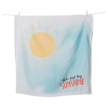 Lulujo Baby's First Year Milestone Blanket & Cards Set - You Are My Sunshine