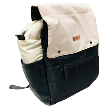 Neobreez-NIXE-Multifunctional-Diaper-Backpack-Beige-Black-1-1