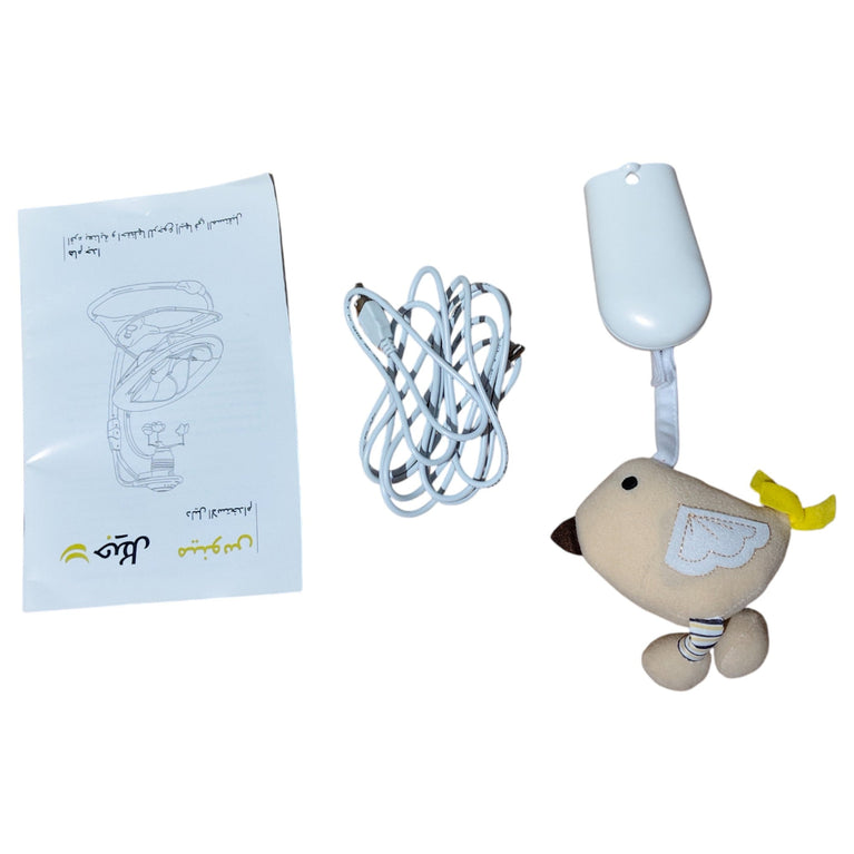 Jikel Minos 2-in-1 Electric Swing & Rocker - Grey