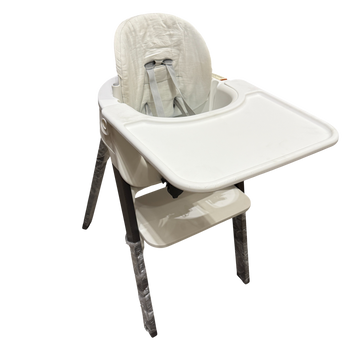 Stokke Steps High Chair with Baby Chair - White/Hazy Grey