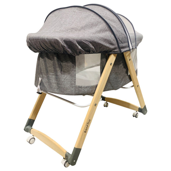 Bonfino-Cozy-Heaven-Foldable-Bassinet-with-Mosquito-Net-1-1
