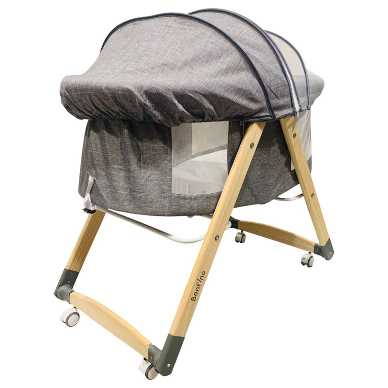 Bonfino-Cozy-Heaven-Foldable-Bassinet-with-Mosquito-Net-1-1