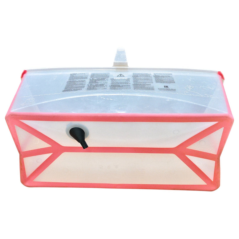 Stokke-Flexibath-Bath-Tub-&-Stand-Bundle-Clear-&-Pink-4-6
