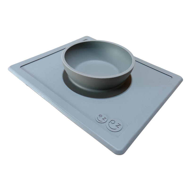 Ezpz-Happy-Bowl-and-Placemat-Pewter-2-1