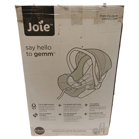 Joie-Gemm-Infant-Car-Seat-w/-Car-Seat-Adapter-Sandstone-1-14
