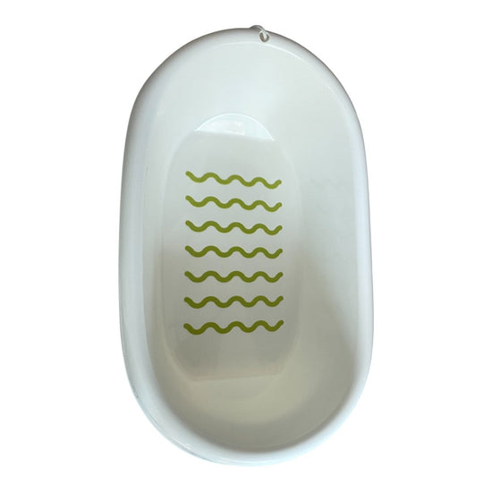 IKEA-LÄTTSAM-Baby-Bath-Tub-White-/-Green-2-1