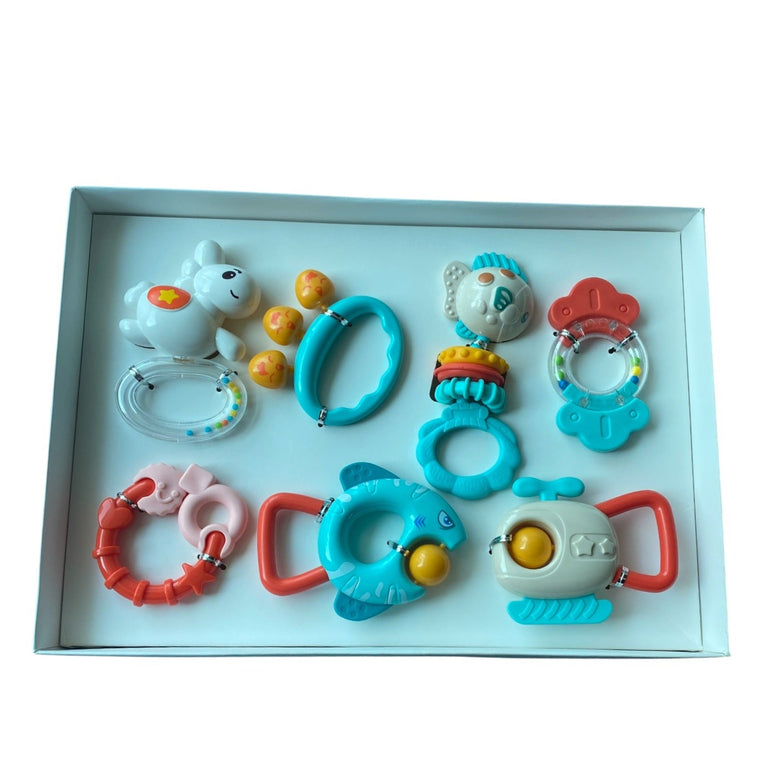 Huanger-Baby-Rattles-And-Teether-Toy-Set-7Pcs-1-3