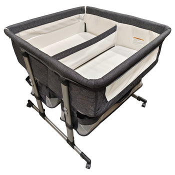 Teknum-Twin-Bedside-Fellow-Crib-Grey-2-1