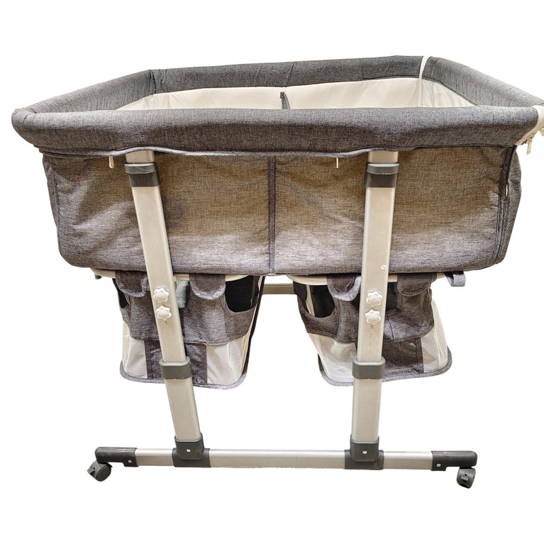 Teknum-Twin-Bedside-Fellow-Crib-Grey-2-5