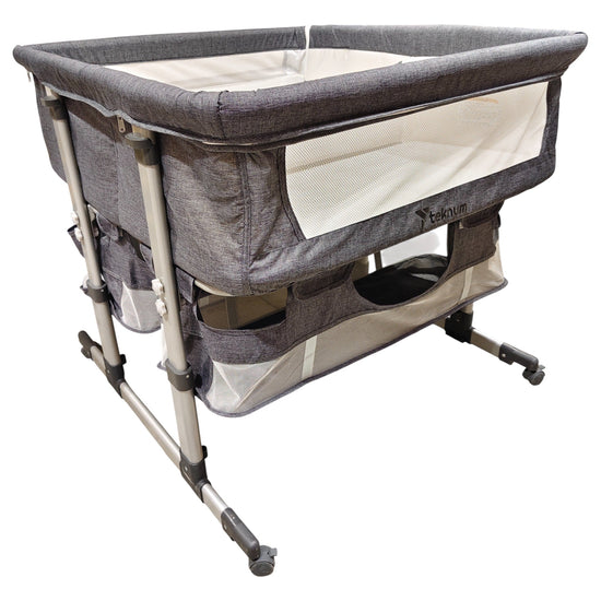 Teknum-Twin-Bedside-Fellow-Crib-Grey-2-8