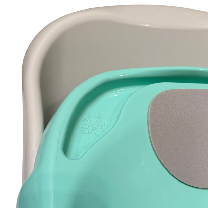 The-First-Years-4-in1-Warming-Comfort-Tub-White-/-Aqua-1-3