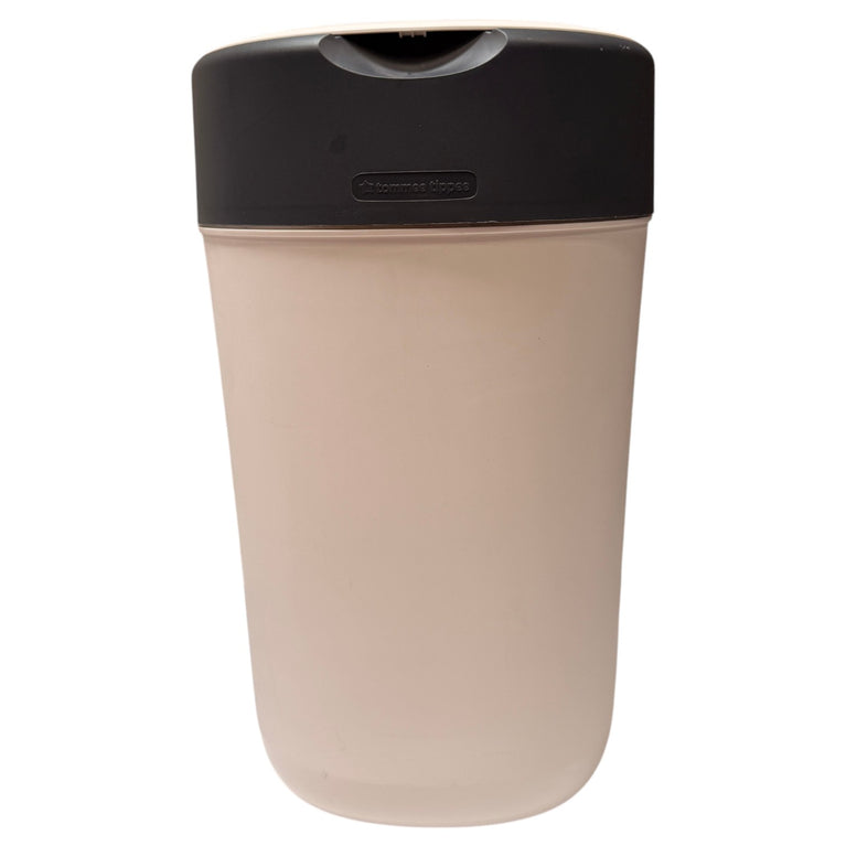 Tommee-Tippee-Twist-&-Click-Advance-Nappy-Disposal-Sangenic-Tec-Bin-+-4-Refill-Pack-White-&-Grey-1-3