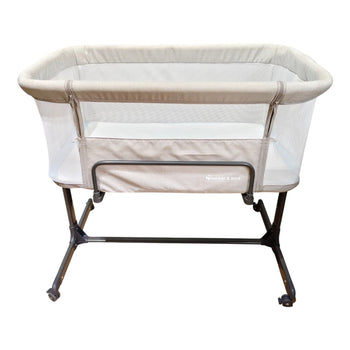Bumble-&-Bird-Baby-Bedside-Bassinet-Cream-1-2