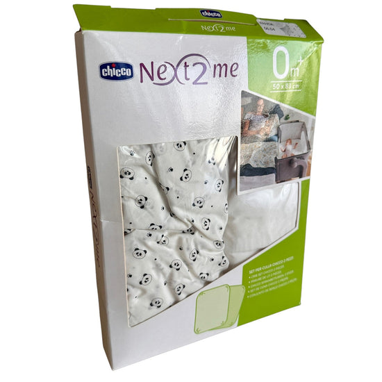 Chicco-Next2Me-Children's-Bed-Sheet-Panda-(Pack-of-2)-1-2