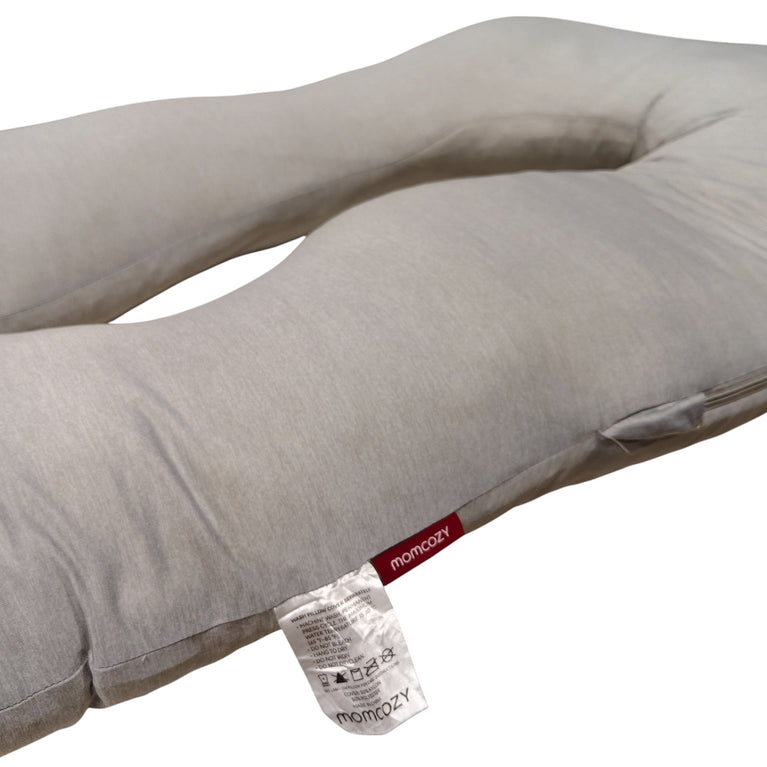 Momcozy-U-Shaped-Pregnancy-Pillow-Grey-3-5