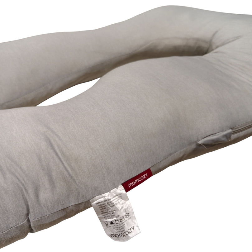 Momcozy-U-Shaped-Pregnancy-Pillow-Grey-3-5