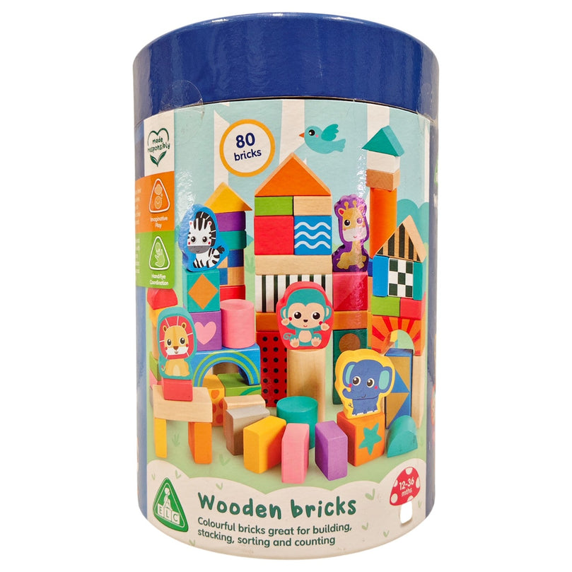 ELC-Toys-Tub-of-80-Wooden-Bricks-(1-3-Yrs)-1-2