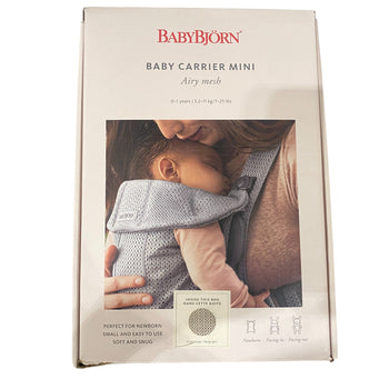 BabyBjörn Baby Carrier Mini 3D Mesh - Grey Beige