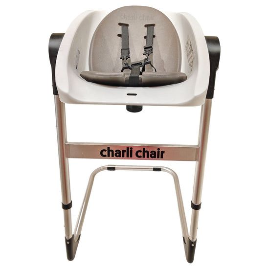 CharliChair-2-in-1-Baby-Shower-Chair-Brown/-White/Silver-1-2