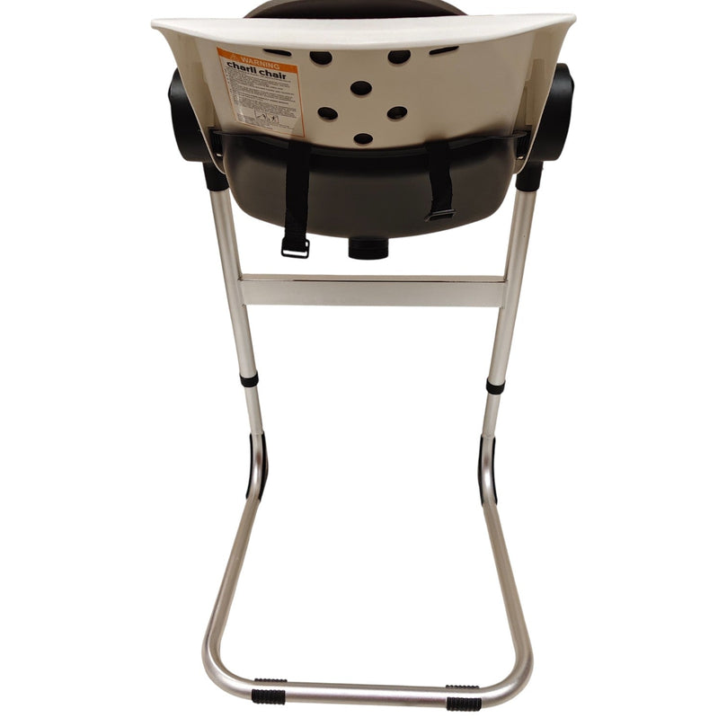 CharliChair-2-in-1-Baby-Shower-Chair-Brown/-White/Silver-1-5